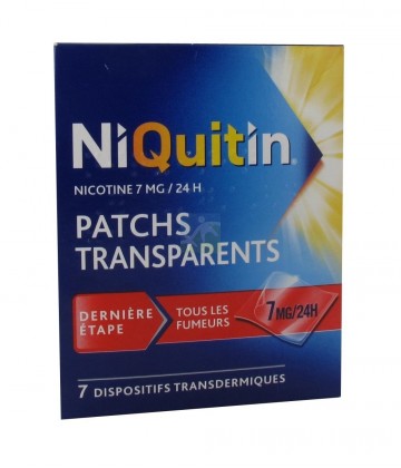 NiQuitin patchs 7 mg/24h x 7