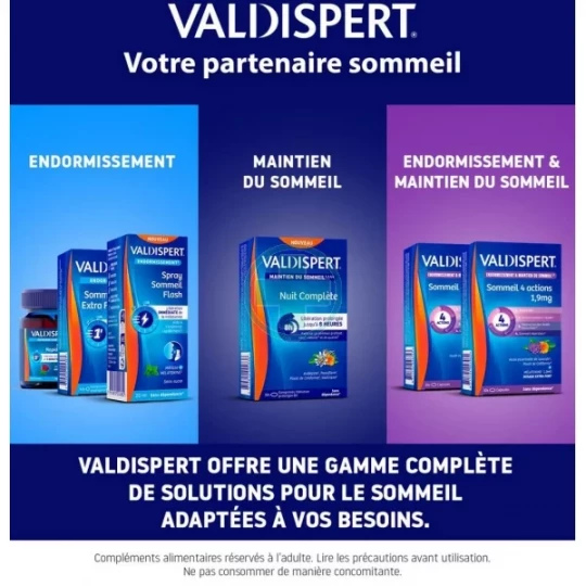 Valdispert Sommeil Rapide Extra Fort 1,9 mg Comprimés Orodispersibles - image 4