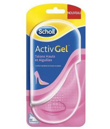 Scholl ActivGel Paire de Semelles Talons Hauts et Aiguilles 35-40,5