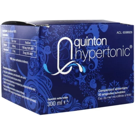 Quinton Hypertonic Ampoules x 30