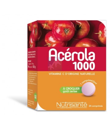 Nutrisanté Acérola 1000 Comprimés x 24