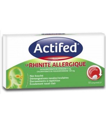 Actifed Rhinite Allergique LP x 10
