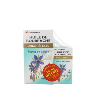Arkogélules Huile de Bourrache Capsules x 180 + 60 OFFERTES