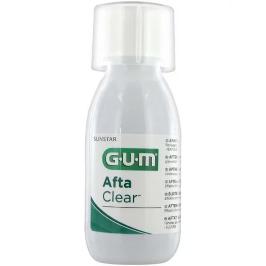 GUM Afta Clear Aphtes et Lésions Buccales 120 ml