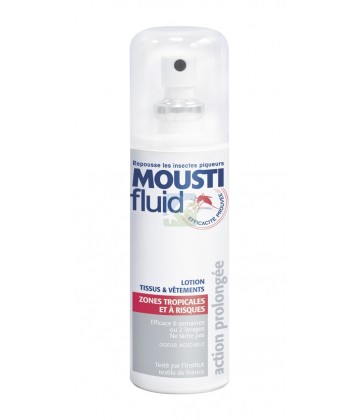 Gifrer Moustifluid Lotion Tissus & Vêtements Zones Tropicales 100 ml