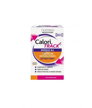 Nutreov Calori-Track Médical Capteur de Graisses Extra Fort x 60