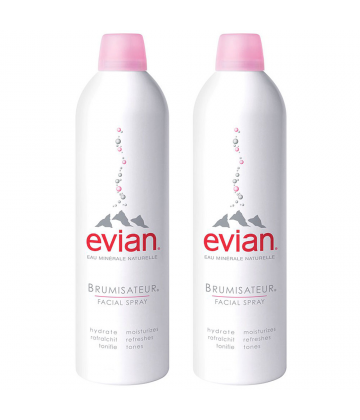 Evian Brumisateur Spray 2 x 300 ml