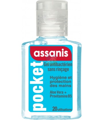 Assanis Pocket Gel antibactérien 20 ml