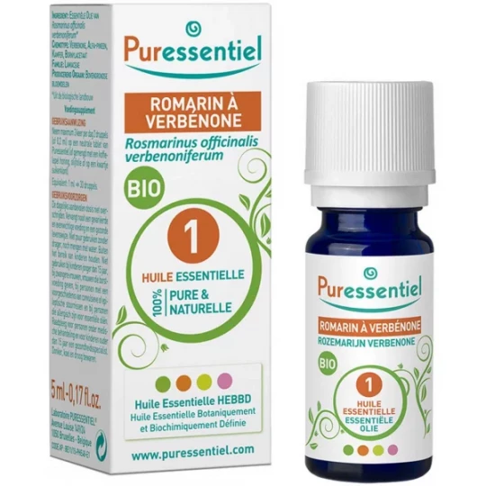 Puressentiel Romarin à Verbénone Bio Huile Essentielle 5 ml