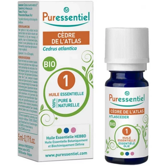 Puressentiel Cèdre de l'Atlas Bio Huile Essentielle 5 ml