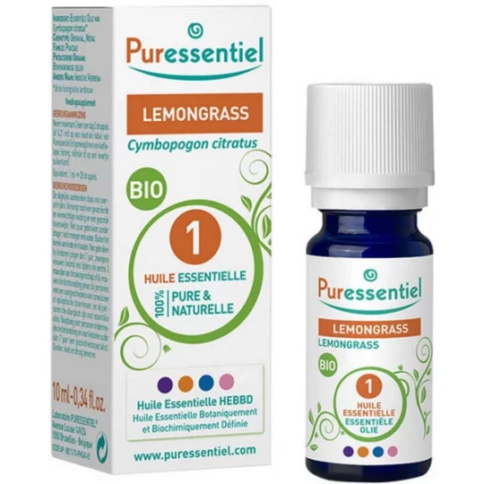 Puressentiel Lemongrass Bio Huile Essentielle 10 ml