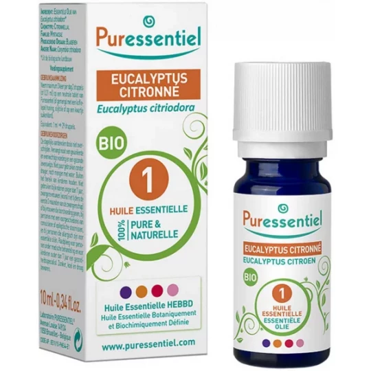 Puressentiel Eucalyptus Citronné Bio Huile Essentielle 10 ml