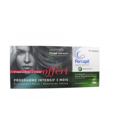Forcapil Hair Activ Programme Intensif 3 Mois 3 x 30 