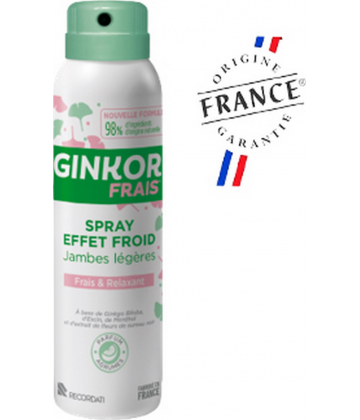 Ginkor Spray Fraîcheur Intense pour les Jambes 125 ml