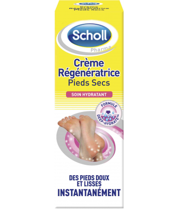 Scholl Crème Regénératrice Pieds Secs 60 ml