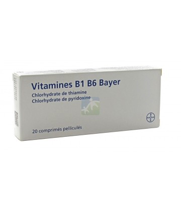 Vitamine B1 B6 Bayer x 20