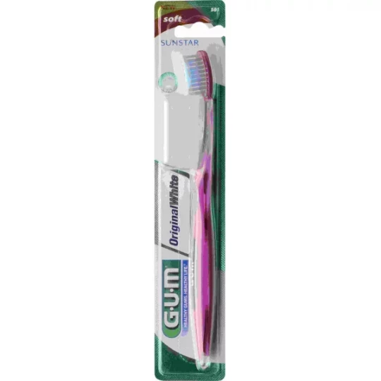 GUM Brosse à Dents Original White Soft