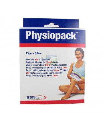 Physiopack Poche Réutilisable de Chaud/Froid 13 cm x 30 cm