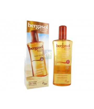 Bergasol Bronzage Passion Huile Sèche SPF10 125 ml