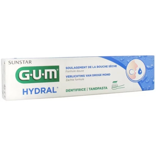 GUM Hydral Dentifrice Formule Douce 75 ml