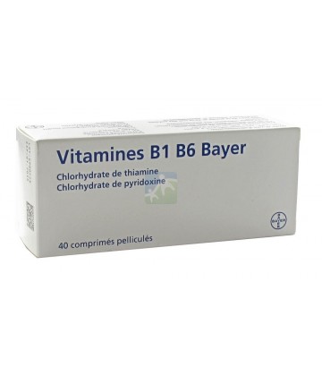 Vitamine B1 B6 Bayer x 40