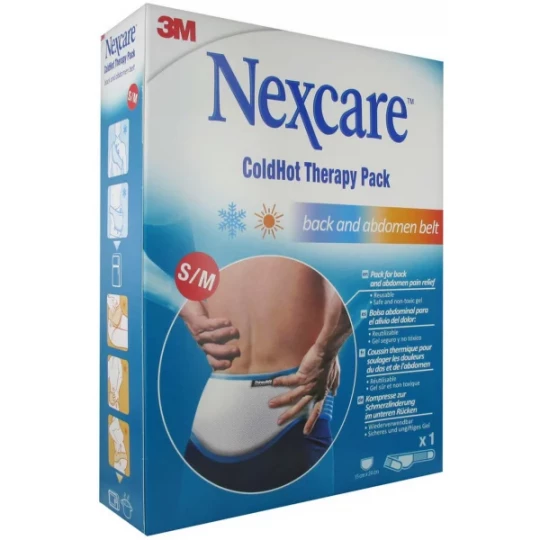 3M Nexcare ColdHot Coussin avec Ceinture Dos et Abdomen S/M