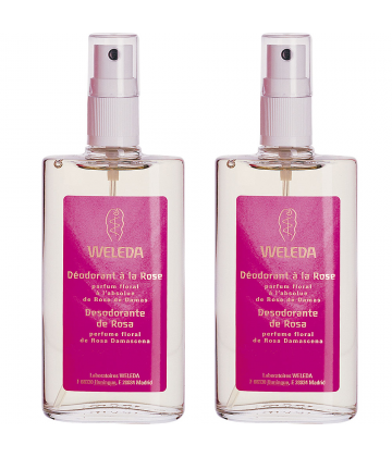 Weleda Déodorant à la Rose 2 x 100 ml