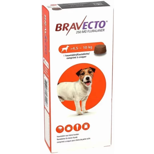 Bravecto Comprimé à Croquer pour Chien 4,5 - 10 kg