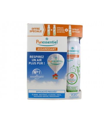 Puressentiel Spray Assainissant aux 41 Huilles Essentielles 3 x 200 ml