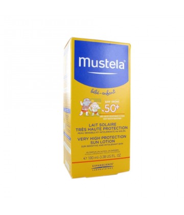 Mustela Lait Solaire Très Haute Protection SPF 50+ 100 ml