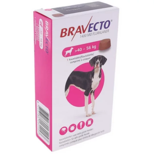 Bravecto Comprimé à Croquer pour Chien 40 - 56 kg