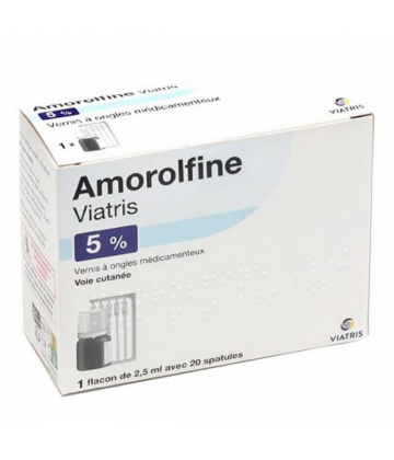 Amorolfine Mylan Viatris 5% Vernis à Ongles médicamenteux 2,5 ml