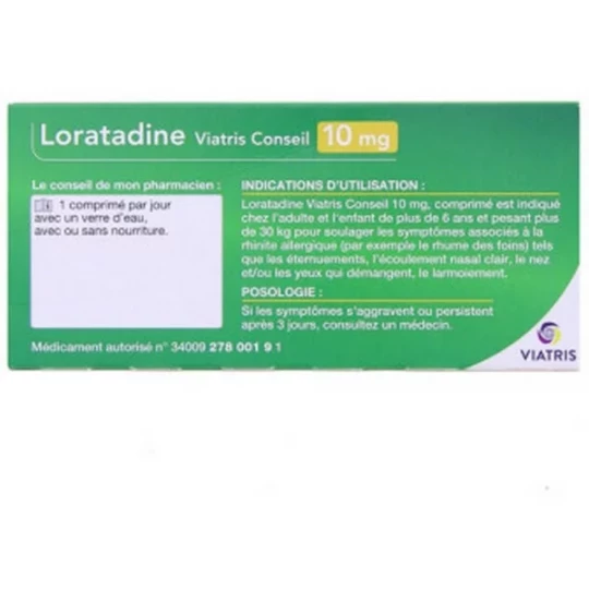 Loratadine Mylan Viatris 10 mg x 7 - image 2