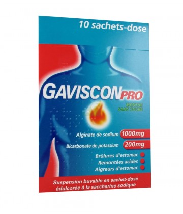 GavisconPro Menthe Sans Sucre x 10