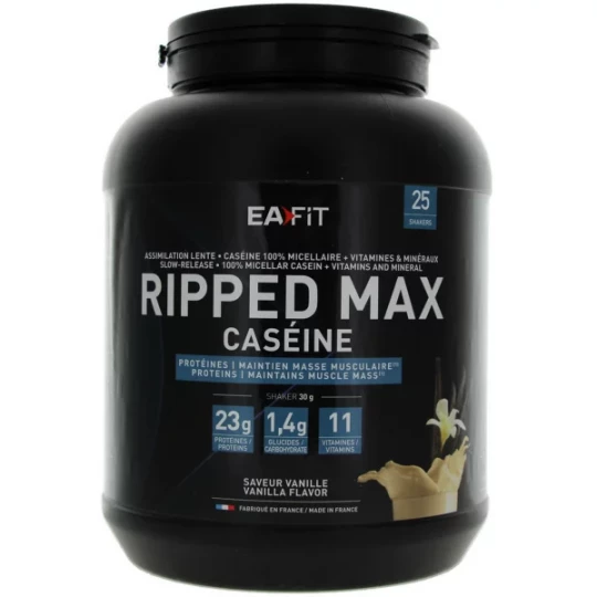 Eafit Construction Musculaire - Ripped Max Saveur Vanille 750 gr