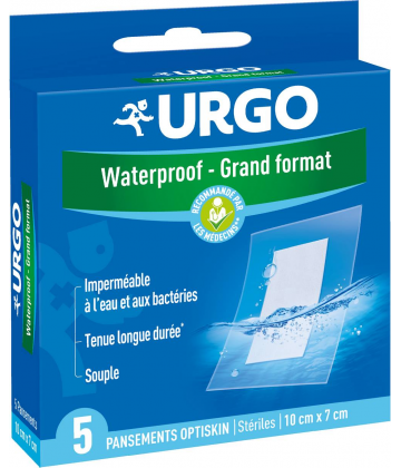 Urgo Pansements Optiskin Waterproof Format 10 cm x 7