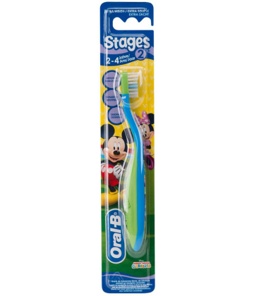 Oral-B Stages Brosse à Dents Enfant 2 à 4 ans