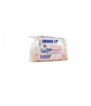Demak Up Douceur Coton Lait Démaquillant Lingettes x 25