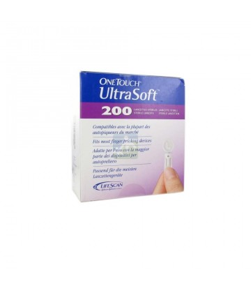 OneTouch UltraSoft 200 Lancettes Stériles