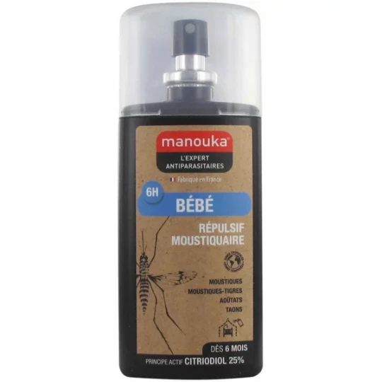 Manouka Baby Spray Moustiquaire 75 ml