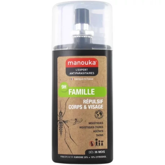 Manouka Lotion Corps et Visage Famille 75 ml