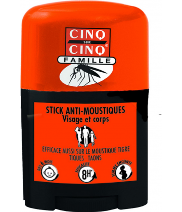 Cinq sur Cinq Famille Stick Anti-Moustiques 20 ml