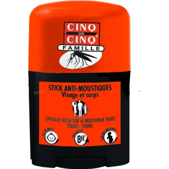 Cinq sur Cinq Famille Stick Anti-Moustiques 20 ml
