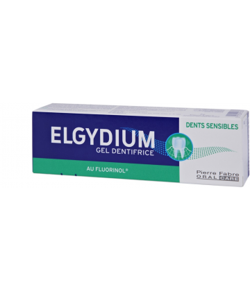 Elgydium Gel Dentifrice au Fluorinol Dents Sensibles 75 ml