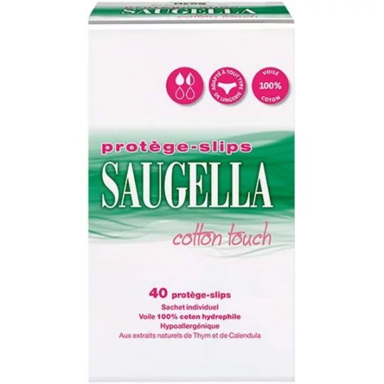 Saugella Cotton Touch Protège-slips x 40