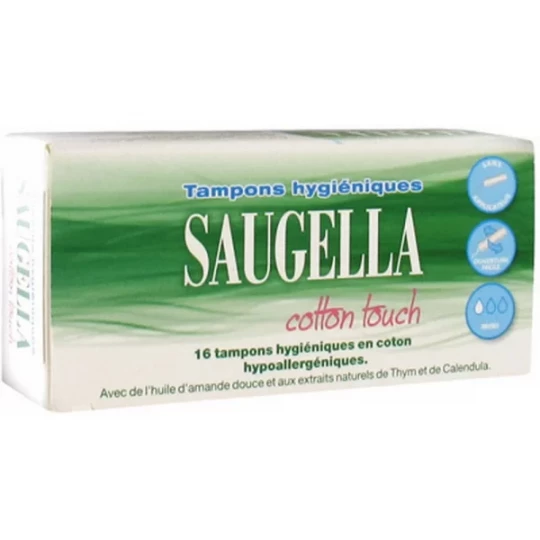 Saugella Cotton Touch Tampons Hygiéniques Mini x 16