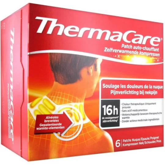 ThermaCare Patchs Auto-Chauffants Nuque x 6