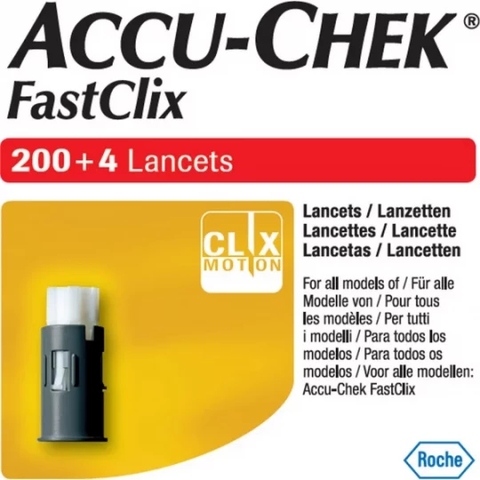 Accu-Chek FastClix Lancettes x 204