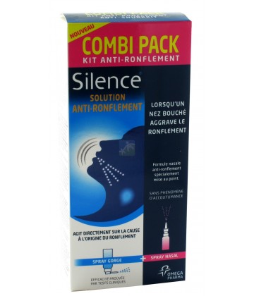 Silence - Combipack - Spray Gorge + spray nasal - 50 ml + 15 ml