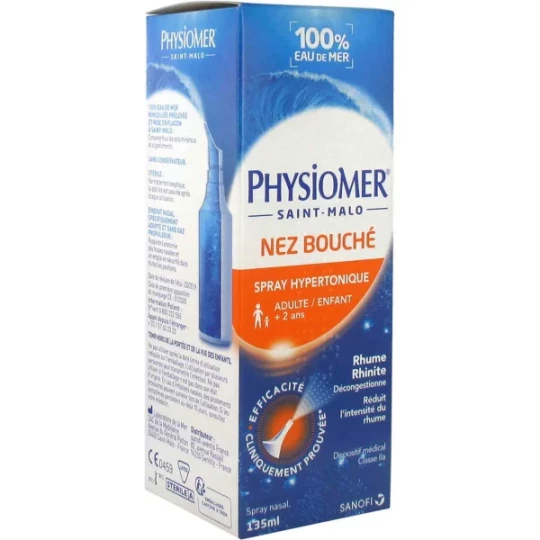 Physiomer Nez bouché Hypertonique 135 ml